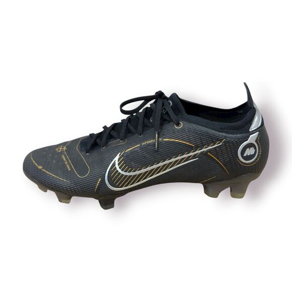 Nike Merucial Vapor 14 Elite FG Soccer Football Cleats - Men Size 9.5 Gold Black - Picture 7 of 13